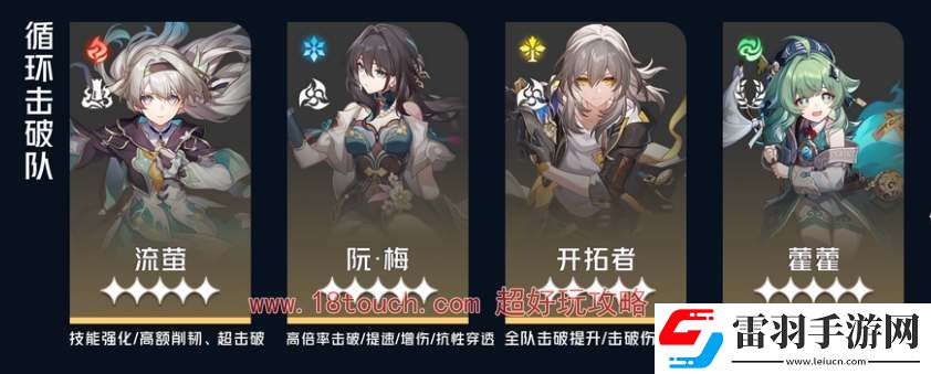 崩壞星穹鐵道流螢陣容配隊(duì)攻略