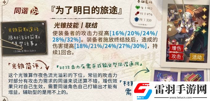 崩壞星穹鐵道知更鳥(niǎo)用什么光錐