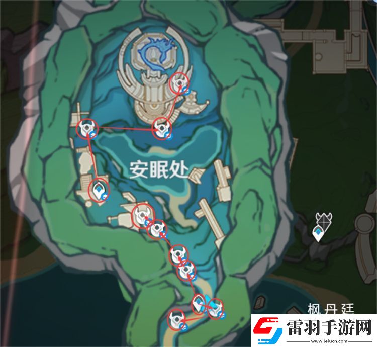 原神蒼晶螺采集路線攻略蒼晶螺采集路線位置圖文攻略聚匠游戲網