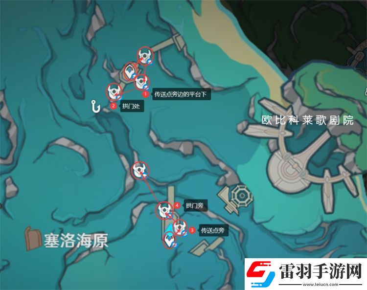原神蒼晶螺采集路線攻略蒼晶螺采集路線位置圖文攻略聚匠游戲網