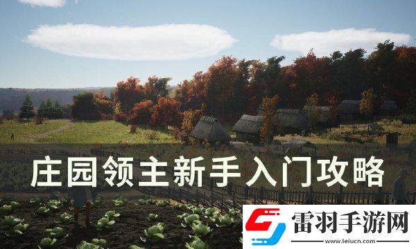 莊園領(lǐng)主新手入門攻略