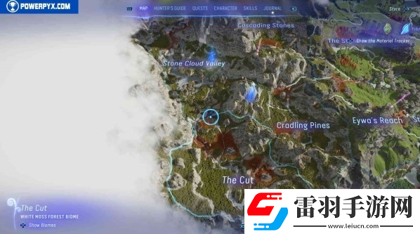 阿凡達潘多拉邊境菌絲網(wǎng)絡活動在什么位置