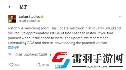 博德之門35號補丁或?qū)ㄊ裁?></p><p>常見問題：如果玩家的剩余磁盤不夠大，沒有足夠的空間安裝本次更新，推薦卸載博德之門 3游戲，然后重新下載補丁版本。</p><p>補丁內(nèi)容：根據(jù) 5 號補丁更新日志，本次更新帶來了全新的通關(guān)結(jié)局、新的游戲模式，改善了庫存訪問等等。</p><p>本次更新帶來了全新的結(jié)局，發(fā)生在原本故事結(jié)束 6 個月之后，拉瑞安工作室表示：</p><p>你將體驗到電影級別的全新過場動畫，與您的同伴重聚以回憶和交換故事，閱讀老朋友寄來的信件，并通過博德之口公報的更新了解最新的博德之門新聞。</p><p>本次更新還引入了 2 個可玩模式，一個是榮譽模式，難度進一步提高，比此前的戰(zhàn)術(shù)家模式難度更高。還有一個新的自定義模式，可以讓玩家創(chuàng)建自己的游戲模式。</p><p style=