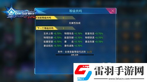 星際裂痕裝備升級(jí)詳解