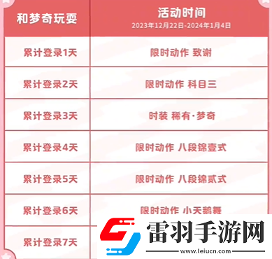 元夢之星和夢奇玩?；顒营剟钜挥[