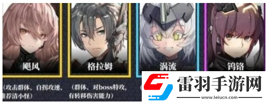 交錯戰(zhàn)線游戲角色排行一覽