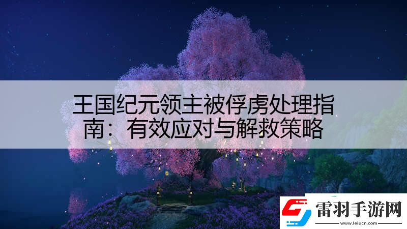 王國紀元領主被俘虜處理指南