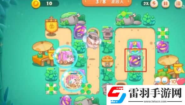 保衛(wèi)蘿卜4臥兔藏龍第7關(guān)攻略