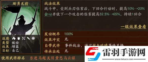 三國(guó)志戰(zhàn)略版青州槍陣容推薦