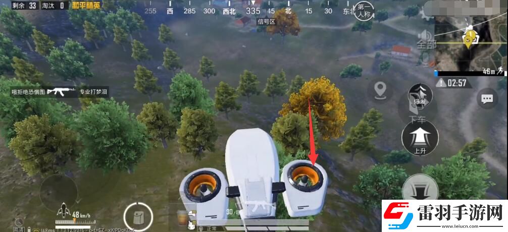 和平精英雙生樹打卡點(diǎn)位置