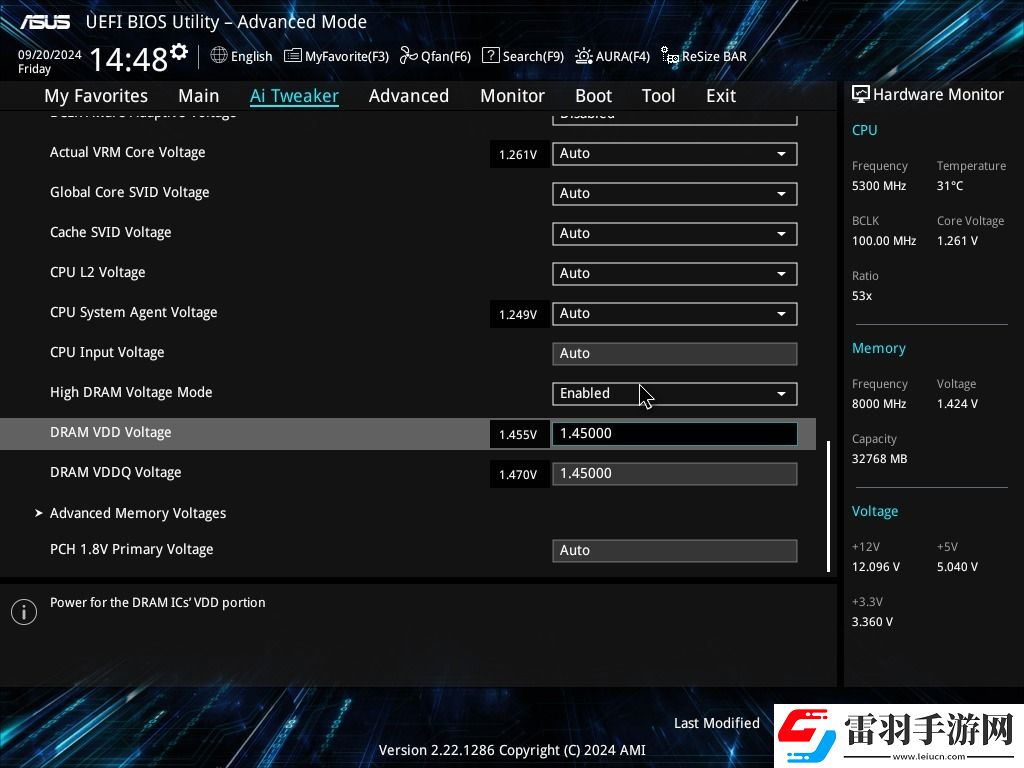 空冷OC直接上8600MHz