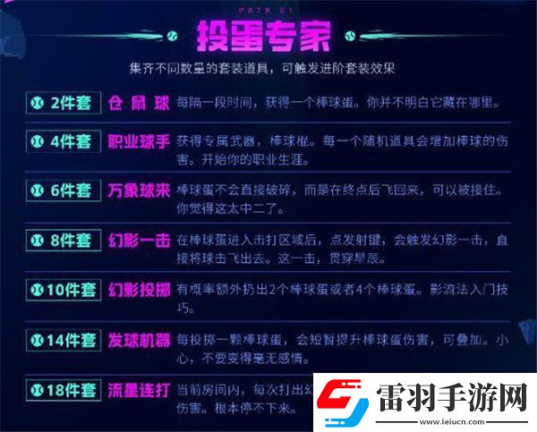 霓虹深淵無(wú)限投蛋專家怎么搭配