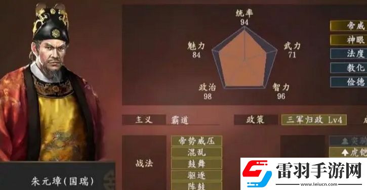 三國(guó)志14君主如何施政