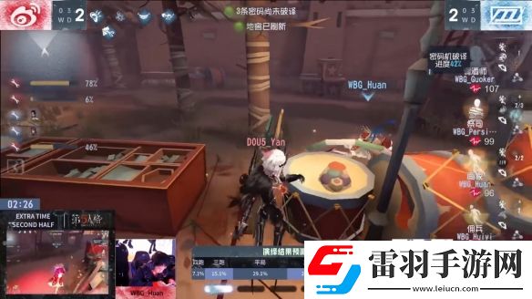 旗開得勝成都GG氣象煥新首周登頂第五人格2024秋季賽第一周賽報發(fā)布