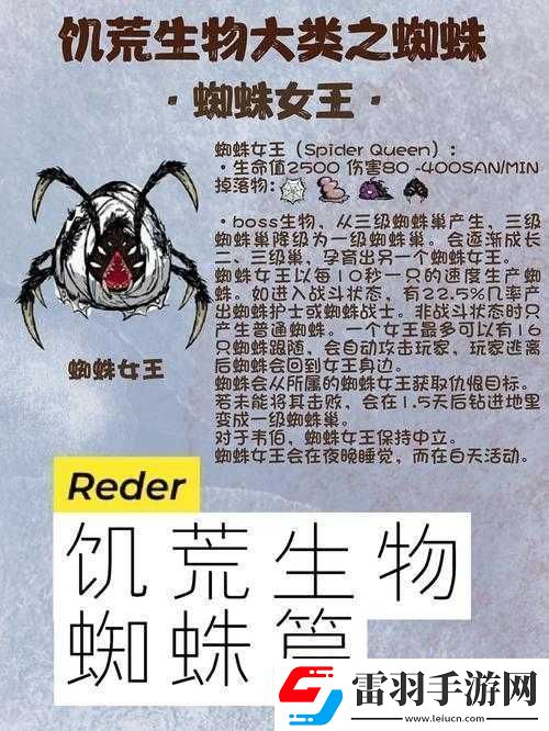 饑荒韋伯雇傭蜘蛛時長是多久