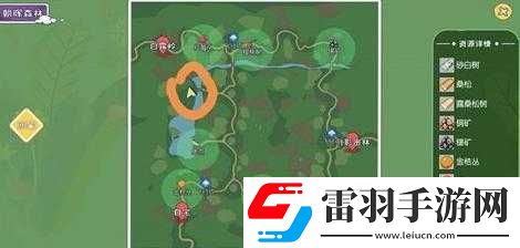 小森生活水拓木位置及獲取方法詳解