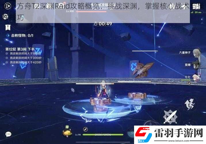 命運方舟T2深淵Raid攻略概覽