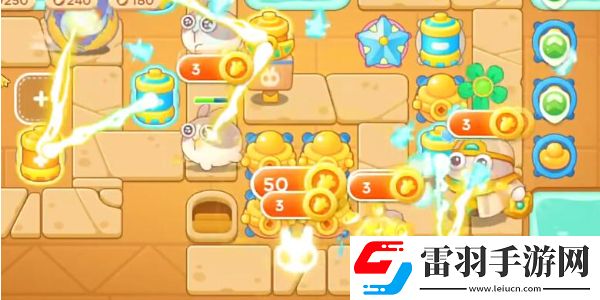 保衛(wèi)蘿卜4法老歸來第35關(guān)攻略