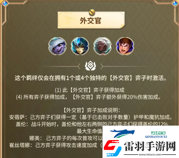 金鏟鏟之戰(zhàn)雙城之戰(zhàn)2羈絆有哪些