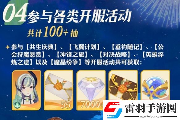 劍與遠(yuǎn)征啟程公測(cè)福利有哪些