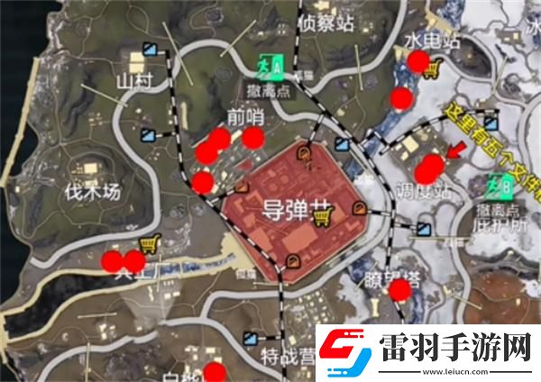 和平精英地鐵逃生冰河禁區(qū)打野點在哪