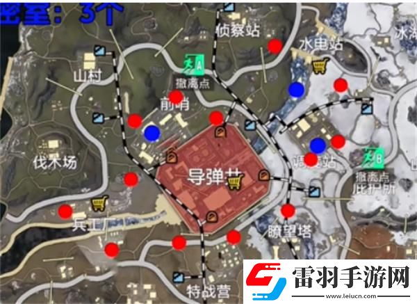 和平精英地鐵逃生冰河禁區(qū)打野點在哪