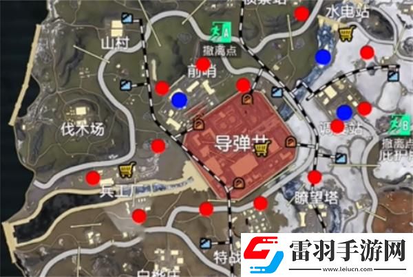 和平精英地鐵逃生冰河禁區(qū)打野點在哪