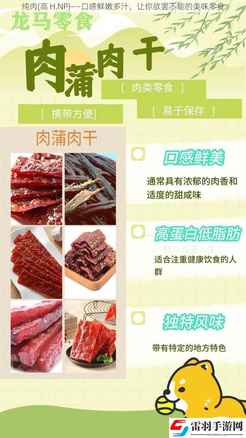 純肉高H.NP——口感鮮嫩多汁讓你欲罷不能的美味零食