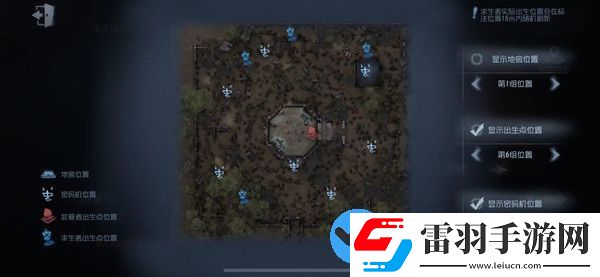 第五人格圣心醫(yī)院出生點位置最新版